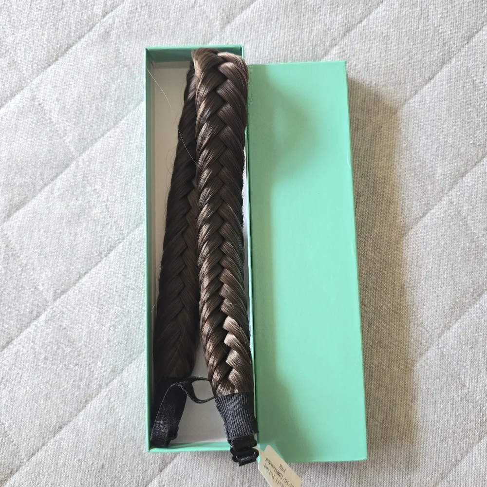 Madison Fishtail Braided Headband NWT